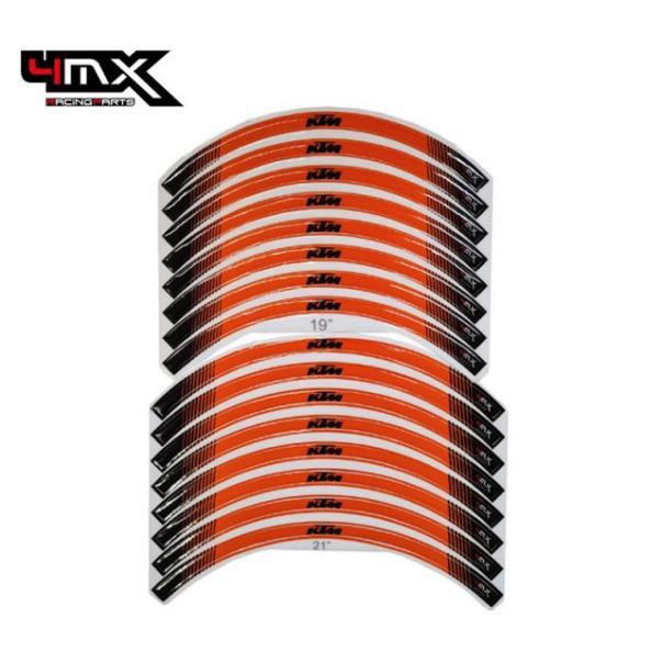 Kit de Adesivos de Aro Enduro 4MX KTM