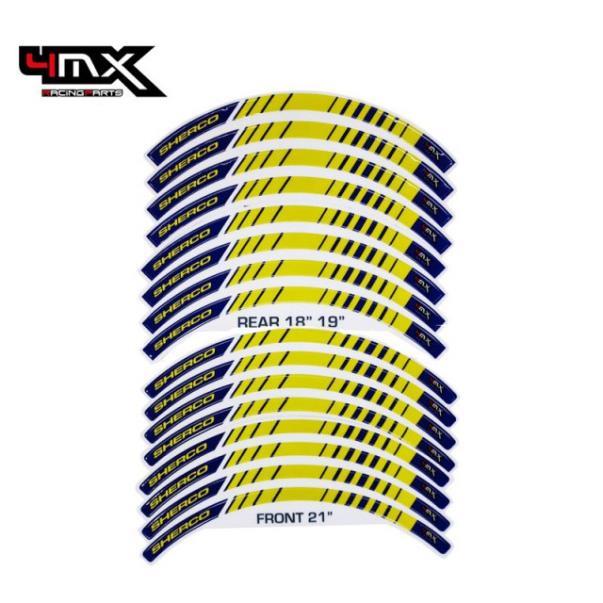 Kit Autocollants de Jante Enduro 4MX...