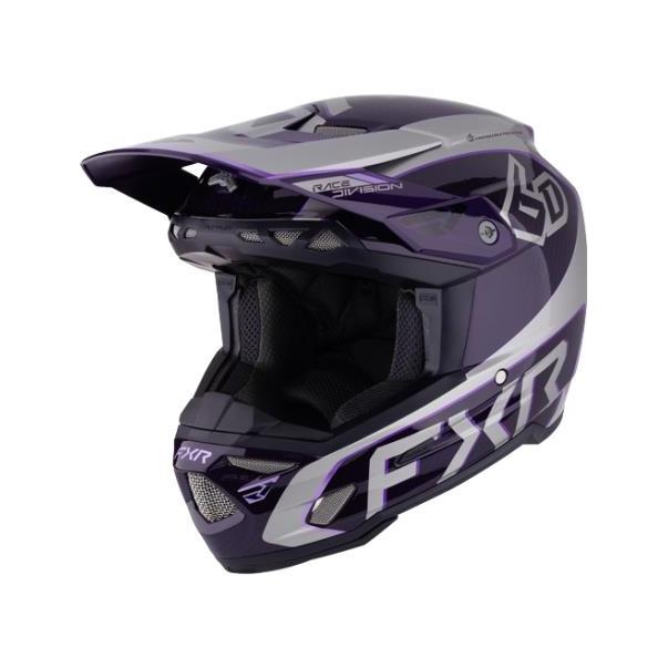 6D ATR-3 FIM HELMET MX26 Grey/Purple