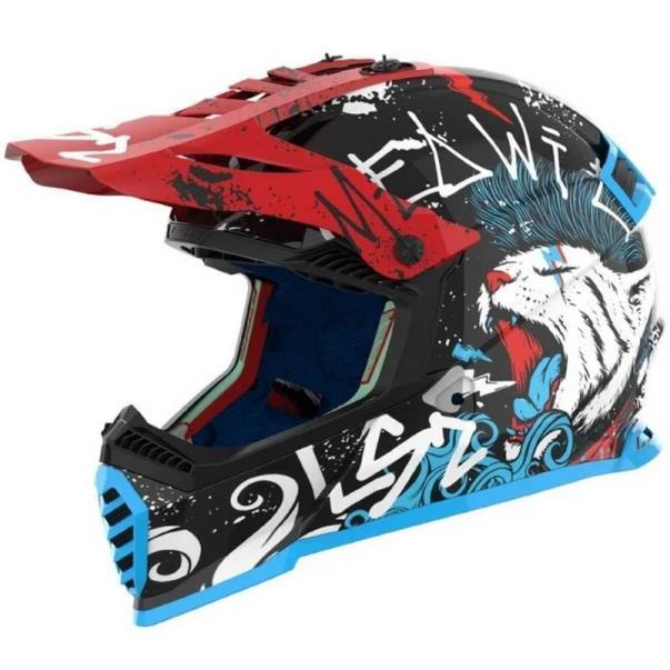 Casco Infantil MX LS2 MX437 Fast II...
