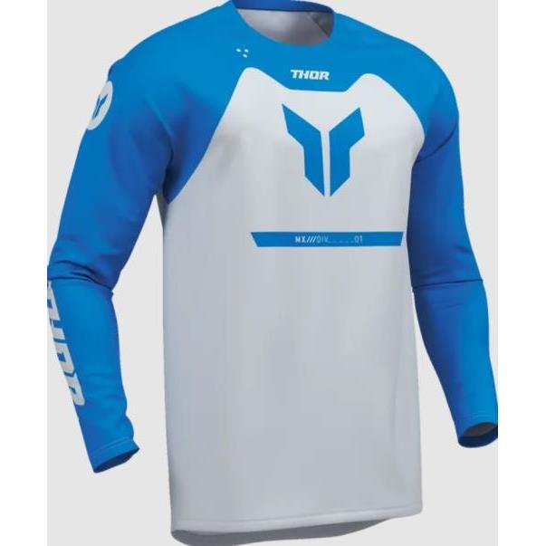 Thor S26 Ridemode Gray/Blue Kids Jersey