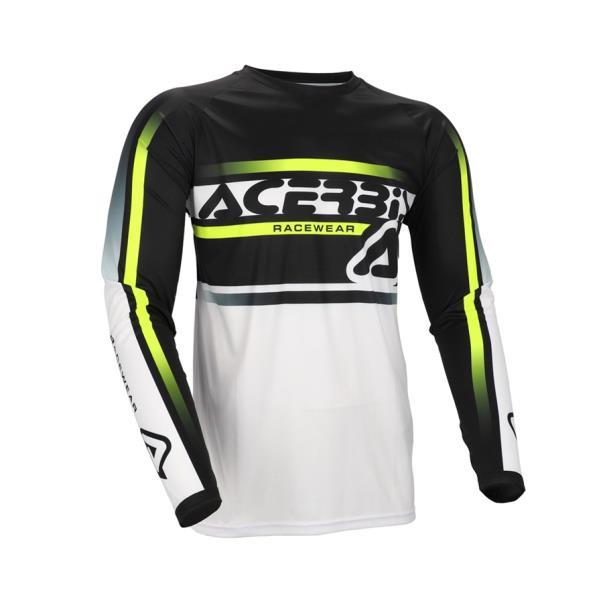 Maillot Acerbis Linear Negro/Blanco