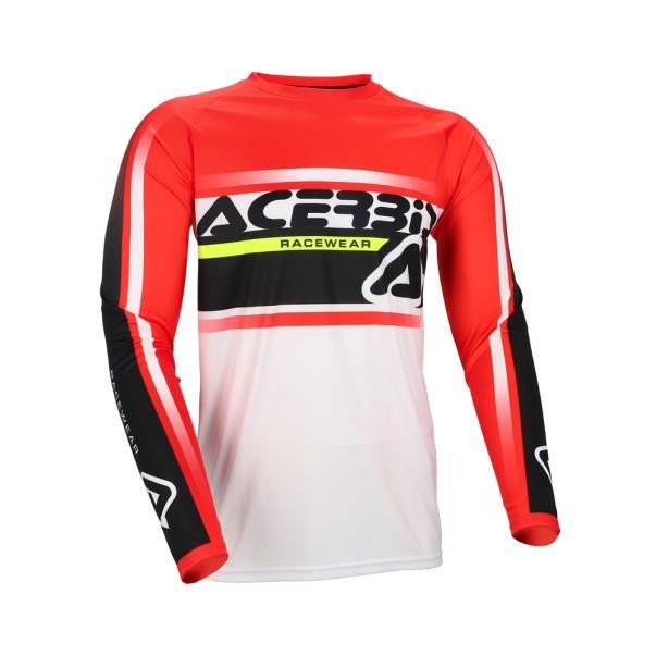 Camisola Acerbis Linear Rojo/Blanco
