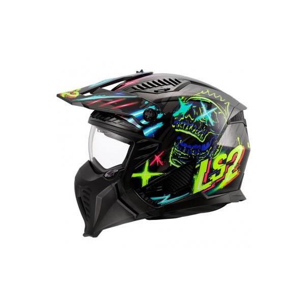 Capacete Jet LS2 OF606 Drifter Rayz...