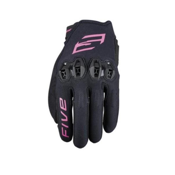Guantes Mujer FiveTricks Negro/Rosa