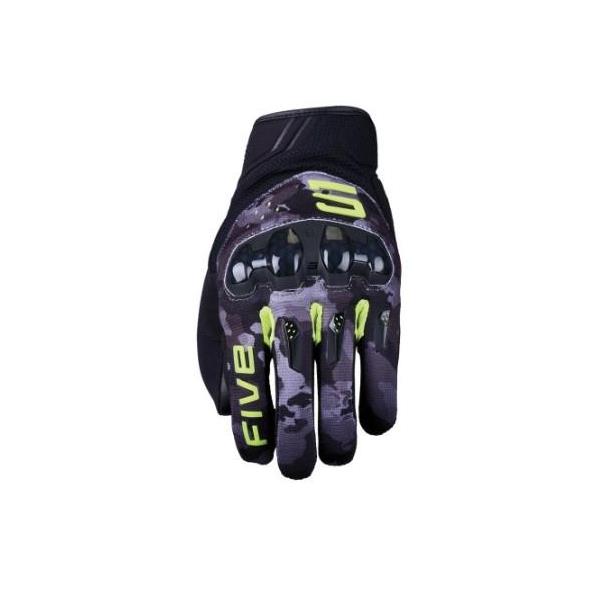 Guantes Five Rsx Negro/Camo/Amarillo...