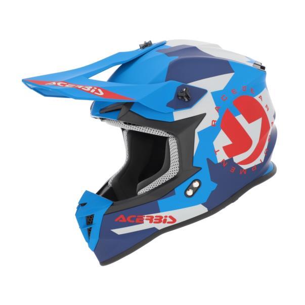 Casque Acerbis Linear 22.06 Azul/Rojo