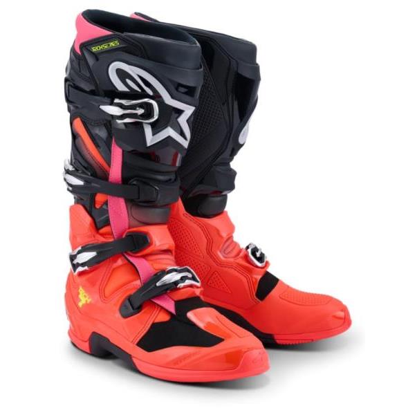 Botas Alpinestars Tech 7 Black Red...