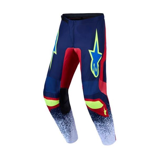 Fluid Drag Blue Navy Fire Red White