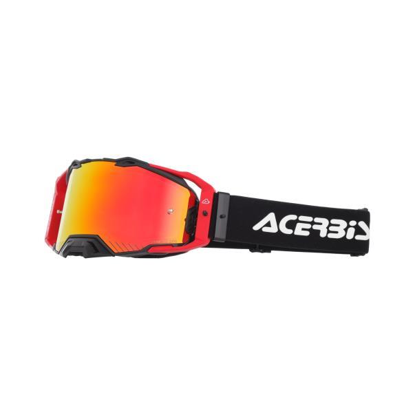 Acerbis Vulcan Goggles Red/Black Mirror