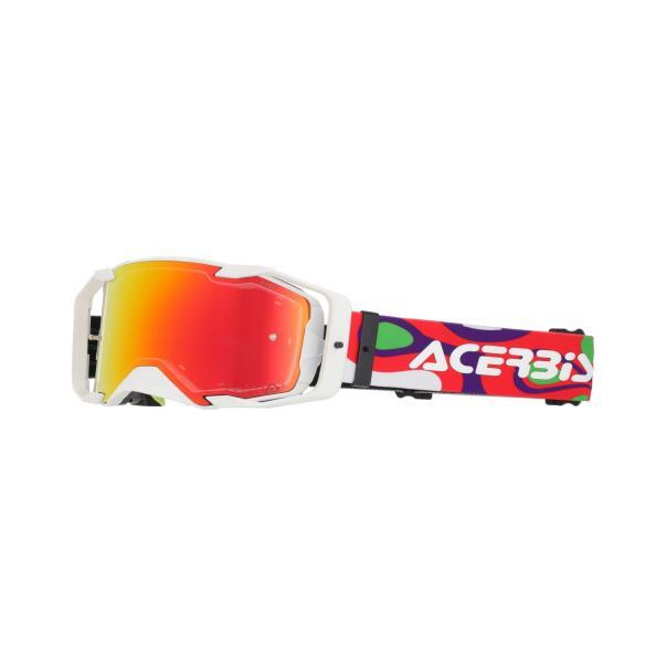 Gafas Acerbis Vortex Espejo Blanco/Rojo