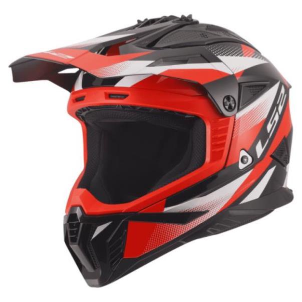 Casco MX LS2 MX708 Fast II Fort Black...