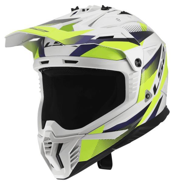 Casco MX LS2 MX708 Fast II Fort White...