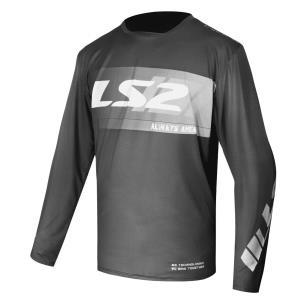 Jersey LS2 Gravel Negro Gris
