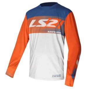 Jersey LS2 Gravel Naranja Azul