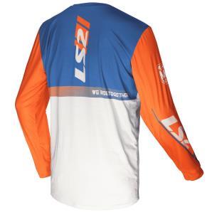 Jersey LS2 Gravel Naranja Azul 2