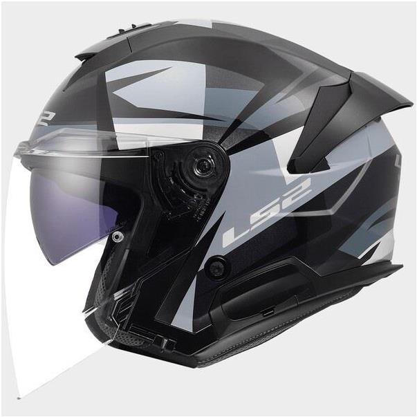 Casco Jet LS2 OF618 Verso II Ventur Grey