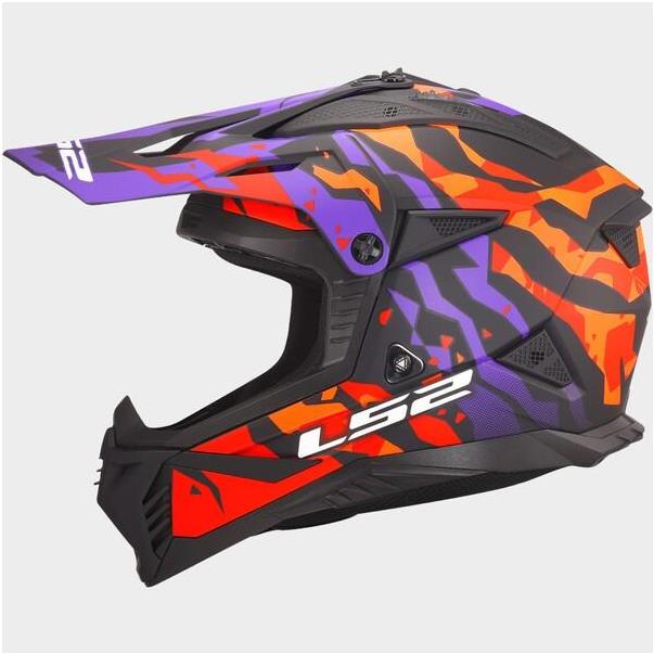 Casco MX LS2 MX708 Fast II Grotesk...