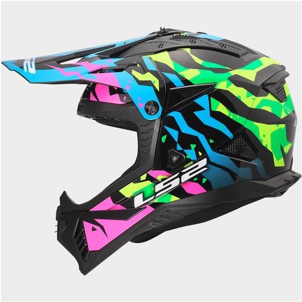 Casco MX LS2 MX708 Fast II Grotesk...