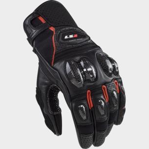 Guantes LS2 Spark 2 Negro/Rojo
