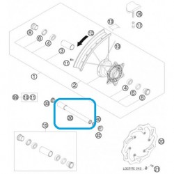 Roda Dianteira Ktm Exc 125...
