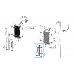 Grille de radiateur gauche (R)