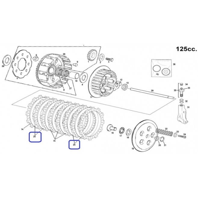Disco erg.aluminio 22321-Ka3-710 (16.125