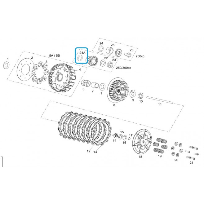 O'ring Front Sprocket Salida Gas Gas...