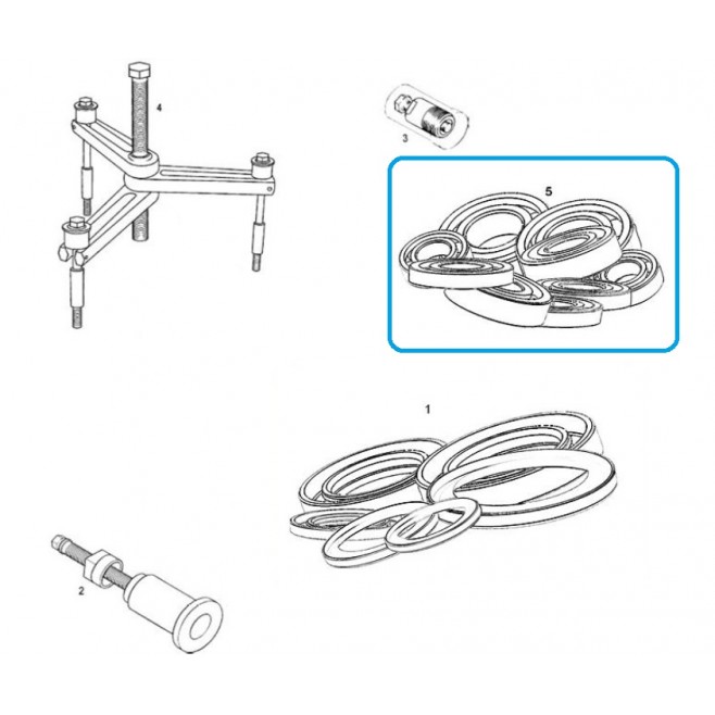KIT COJINETES MOTOR