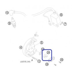 Ecrou Stator KTM SX 50 06-08