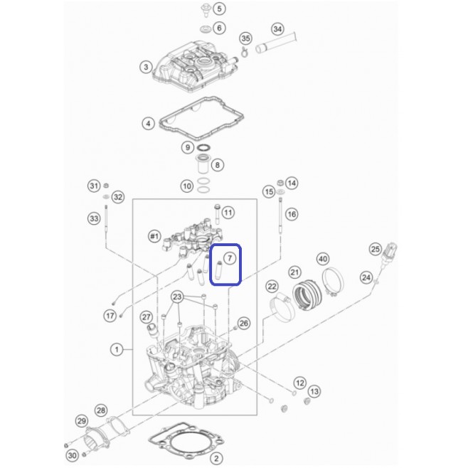 Intake Valve KTM EXC-F 350 12-13 SX-F...