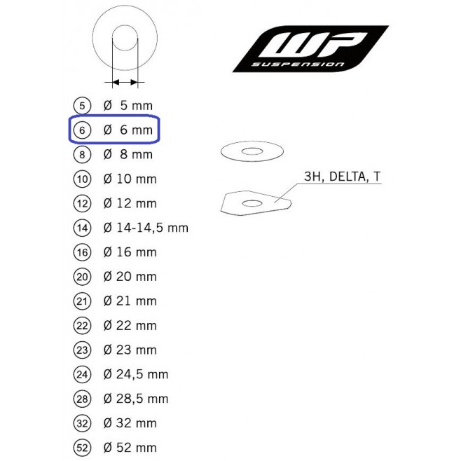 Rondelle Fourche WP Husqvarna...