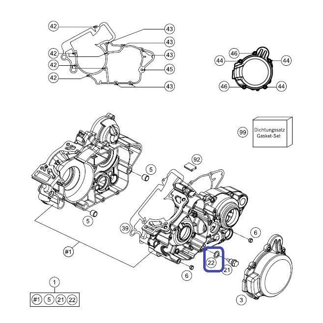 Rondelle Cuivre KTM/Husqvarna 12X18X1,5