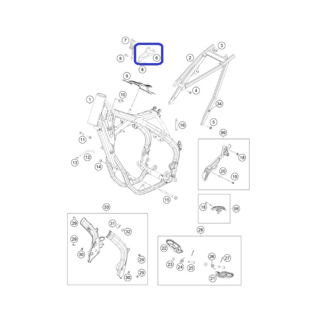 Plotina Subjection Izdo Ktm Sx-F...