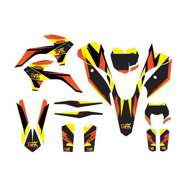 Kit Adesivos Gravity KTM EXC 14-16 SX...