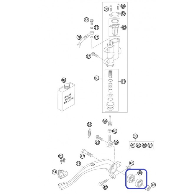 Cojinete SKF 6000-2RS1 Pedal Freno...