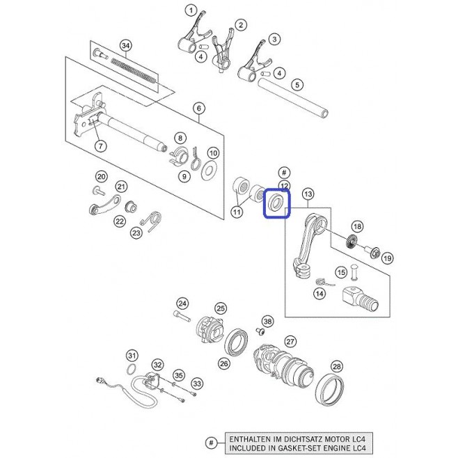 Joint Spy 14X24X6B VITON KTM 690 2014