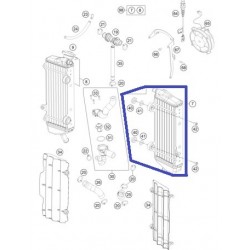 Radiateur Gauche KTM SX 125...