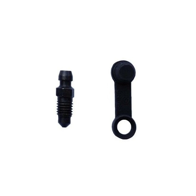 Bleeder screw for brake caliper with...