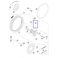 Raio Traseiro M4.5 X 205...