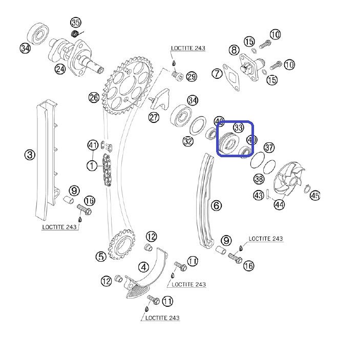 Ktm Distribution Reten Support Exc-F...