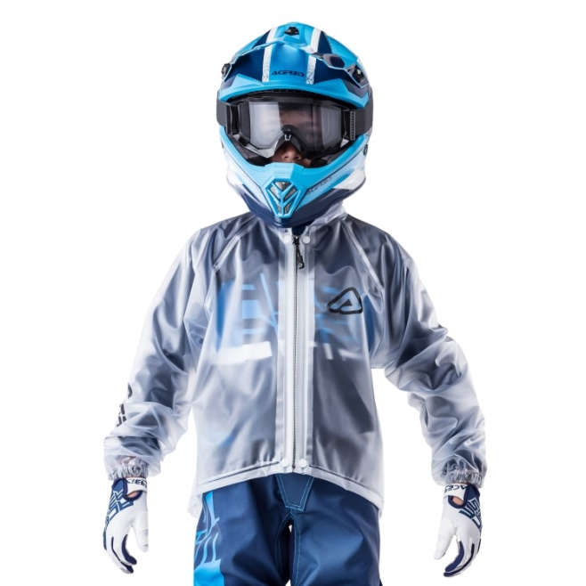Youth Waterproof Jacket Acerbis Clear