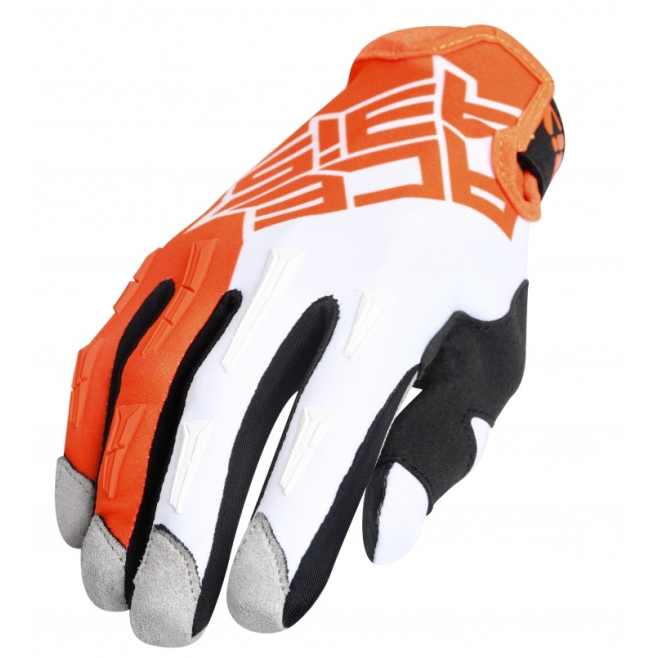 Gloves Acerbis MX X-H Black/Orange Fluor