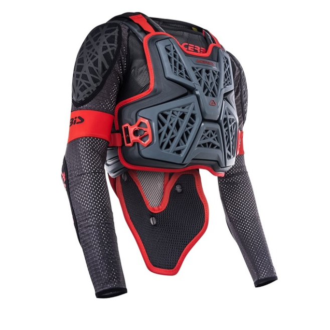 Peitoral Acerbis Galaxy Cinza/Preto