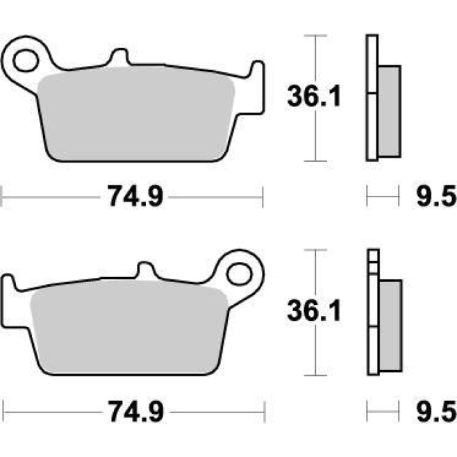 Pastillas de Freno MotoMaster...