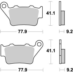 Motomaster Rear Brake Pads...