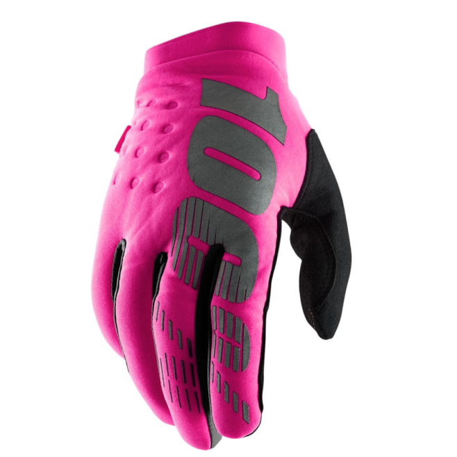 Luvas Mulher 100% Brisker Rosa/Preto