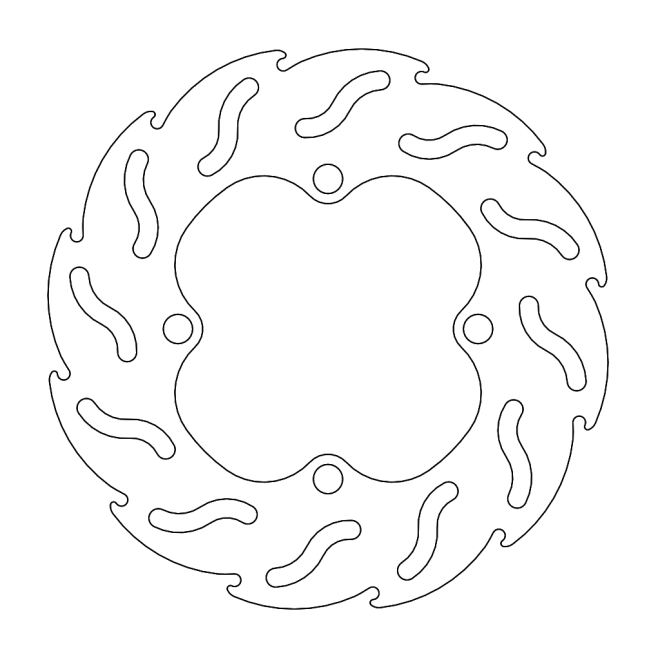 Disque Frein Avant/Arrière MotoMaster...