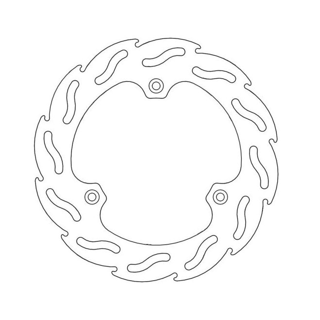 Front Brake Disc Moto Master Flame...