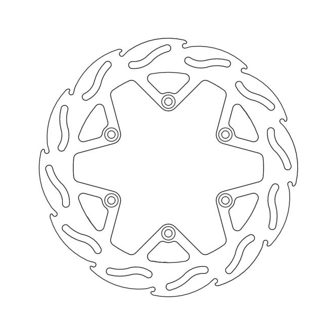 Front Brake Disc Moto Master Flame...